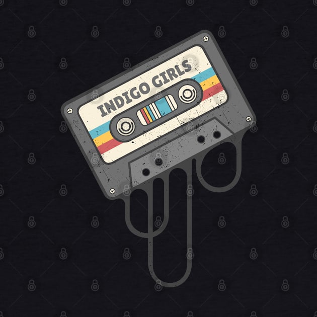 Indigo Girls - Cassette Retro by Arestration